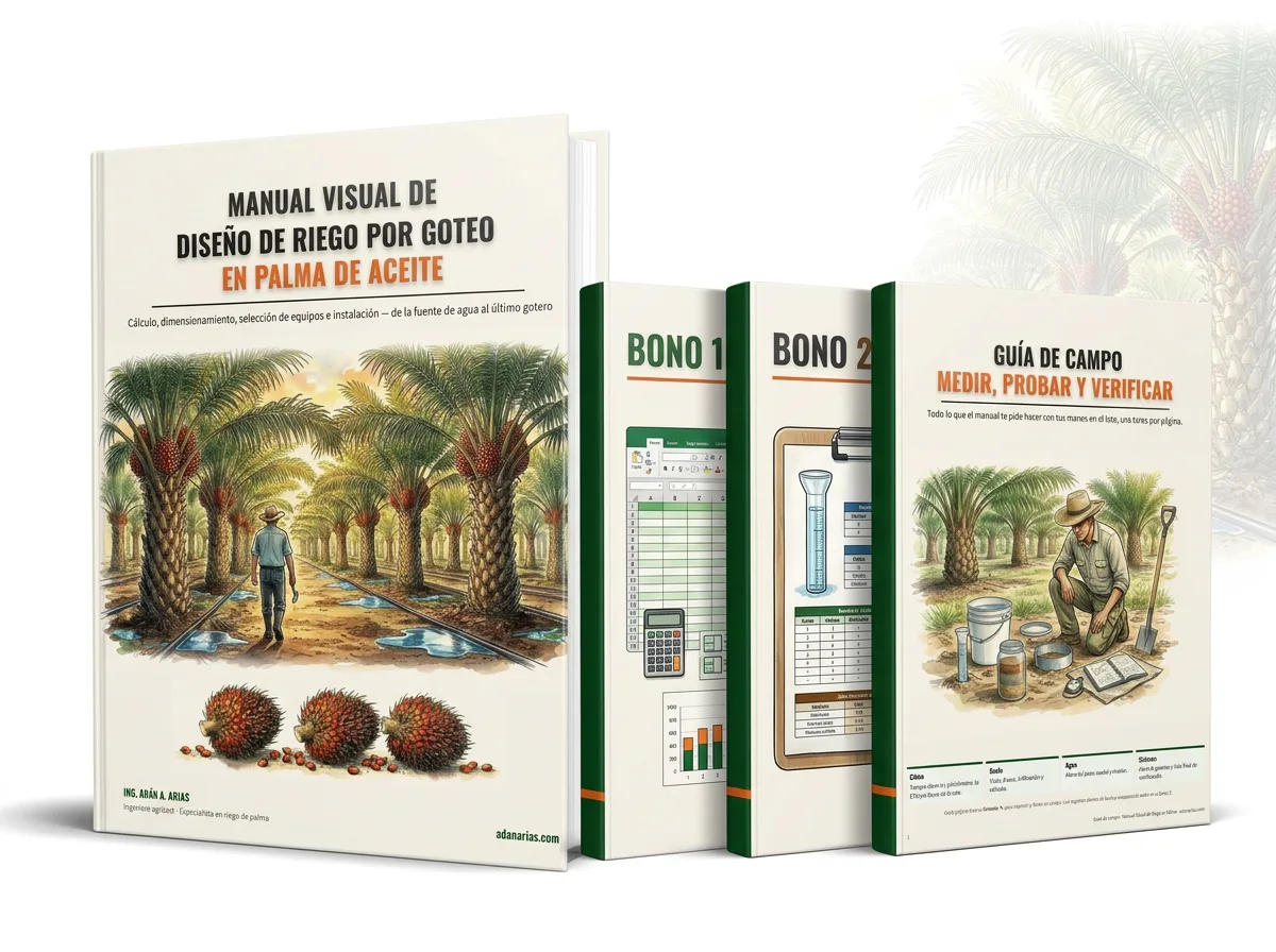 Manual Visual de Riego por Goteo en Palma de Aceite con sus 3 bonos